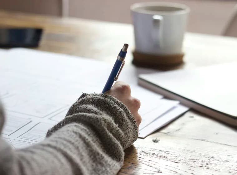 Candidate preparing for the NISM XV exam